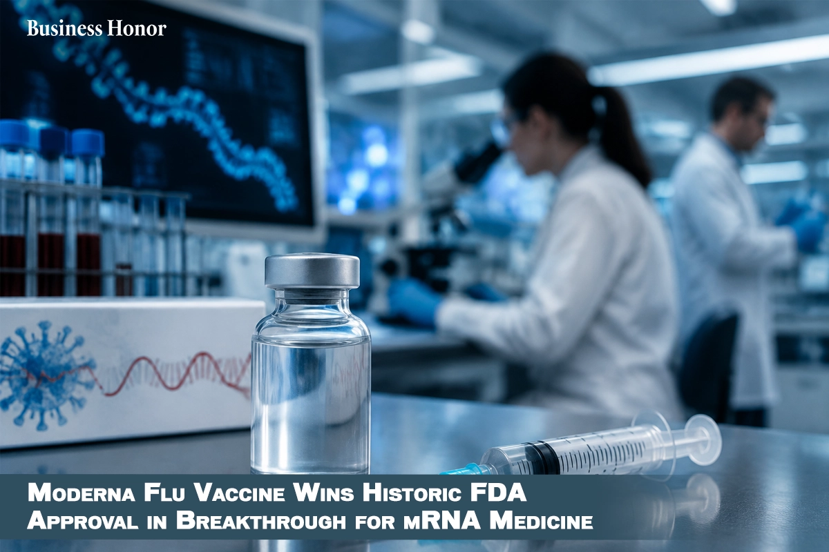 Moderna Flu Vaccine Wins Historic FDA Approval in Breakthrough for mRNA Medicine